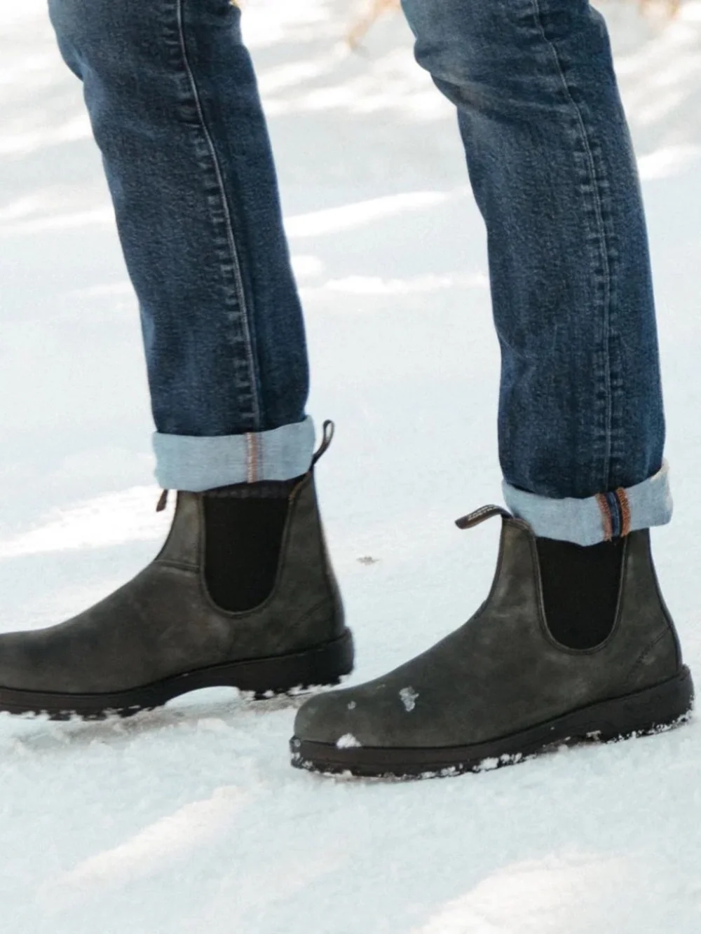 Blundstone BL587 Elastic Sided Chelsea Boot Rustic Black US Mens 9/Womens 11 NIB